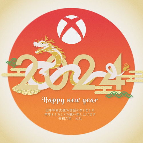 新年快樂(lè) xbox playstation cdpr等廠商新年賀圖